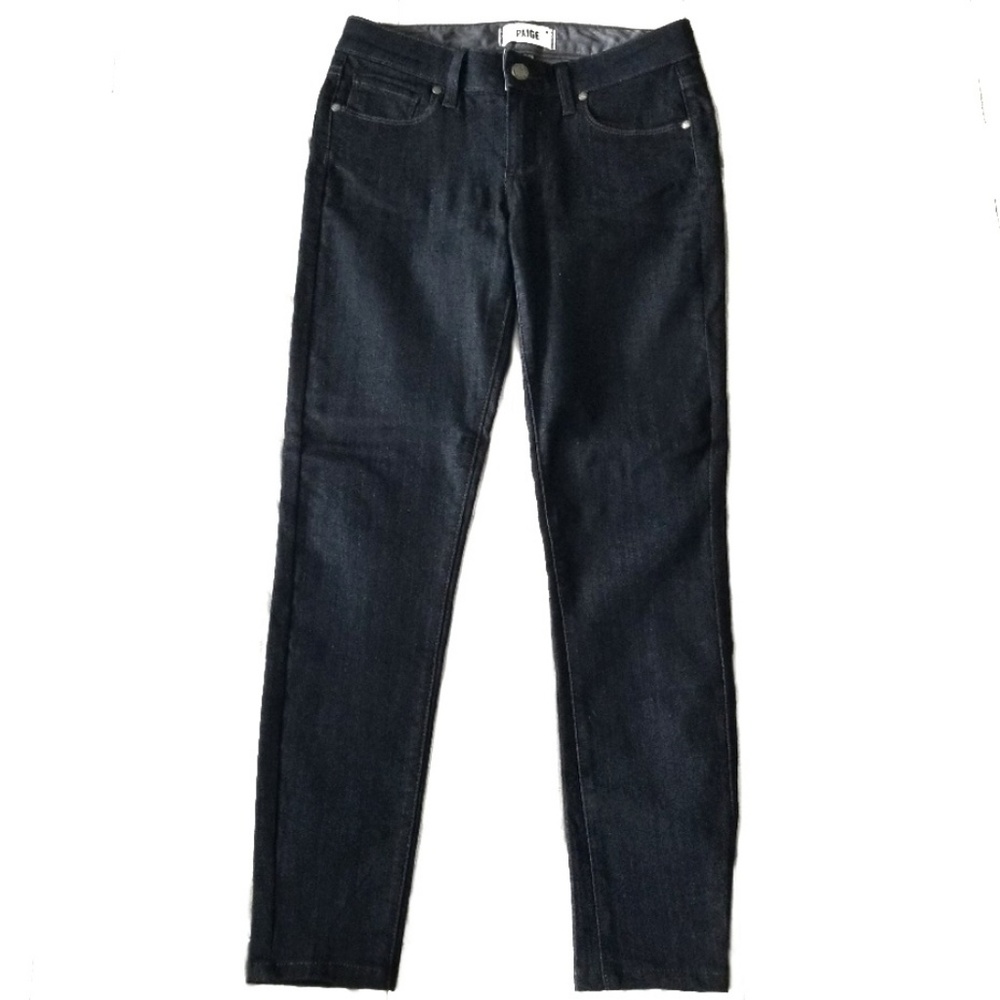 Paige Skyline Skinny Ankle dark wash jeans size 26